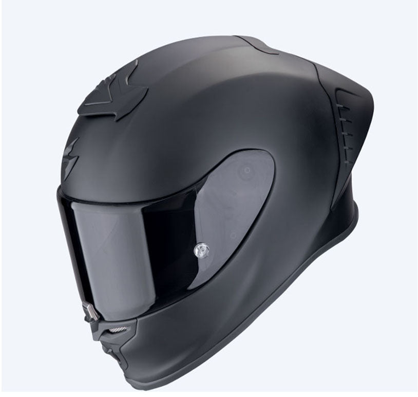 SCORPION EXO-R1 EVO AIR SOLID Integral Casco Negro Mate – 1 – Maximomoto PT