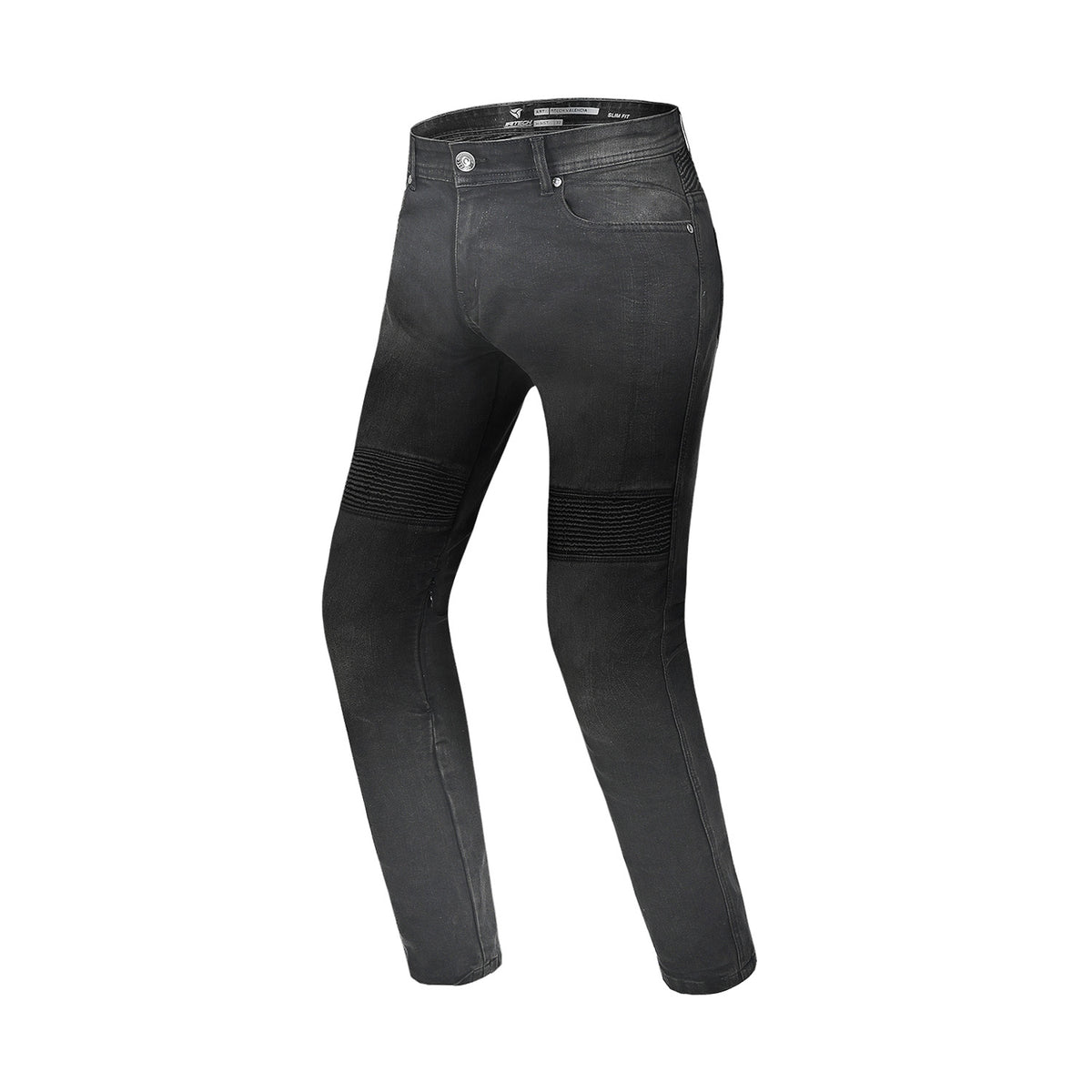 R-TECH VALENCIA Jeans De Moto Senhora Preto Spray