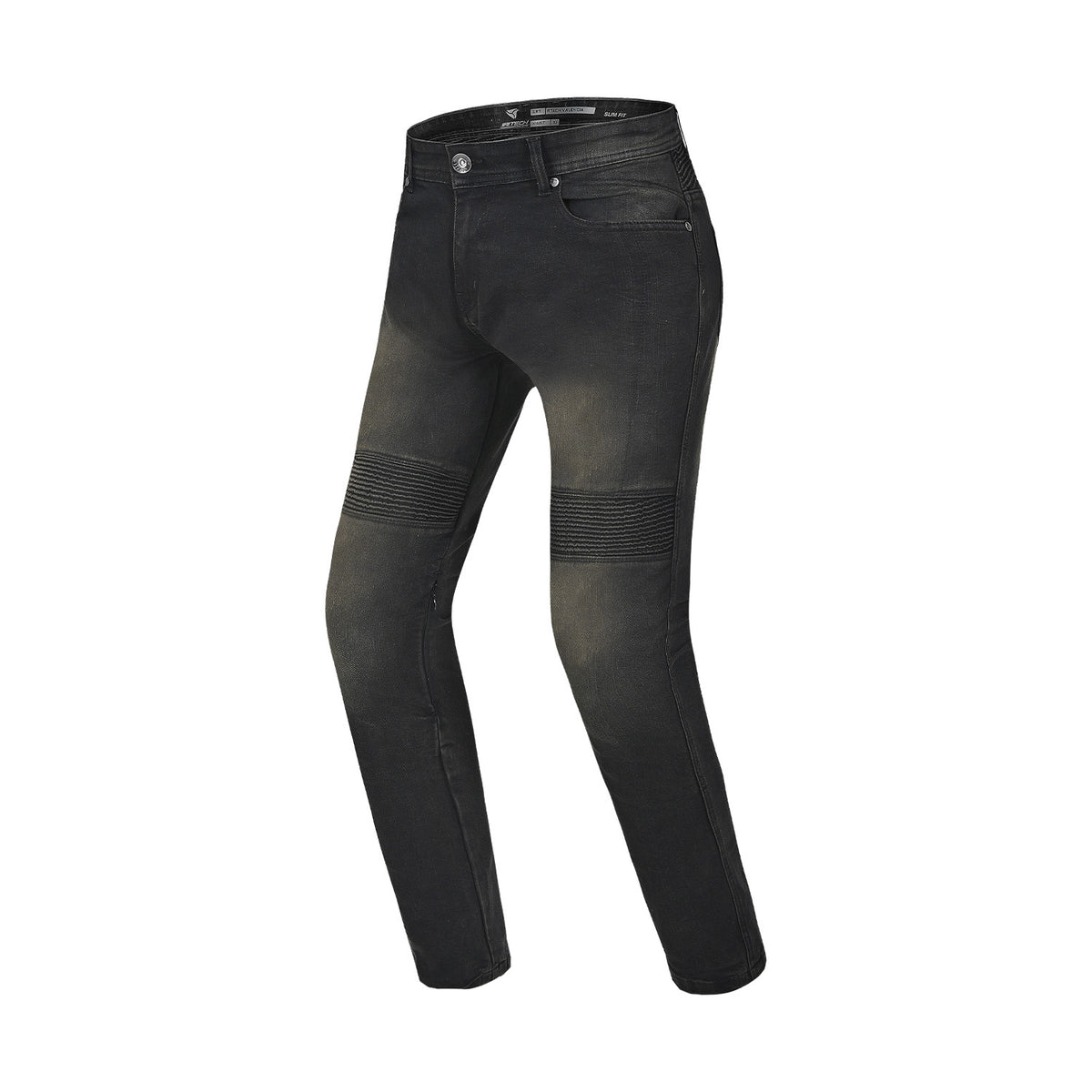 R-TECH VALENCIA Jeans De Moto Senhora Preto Caqui Tint Spray