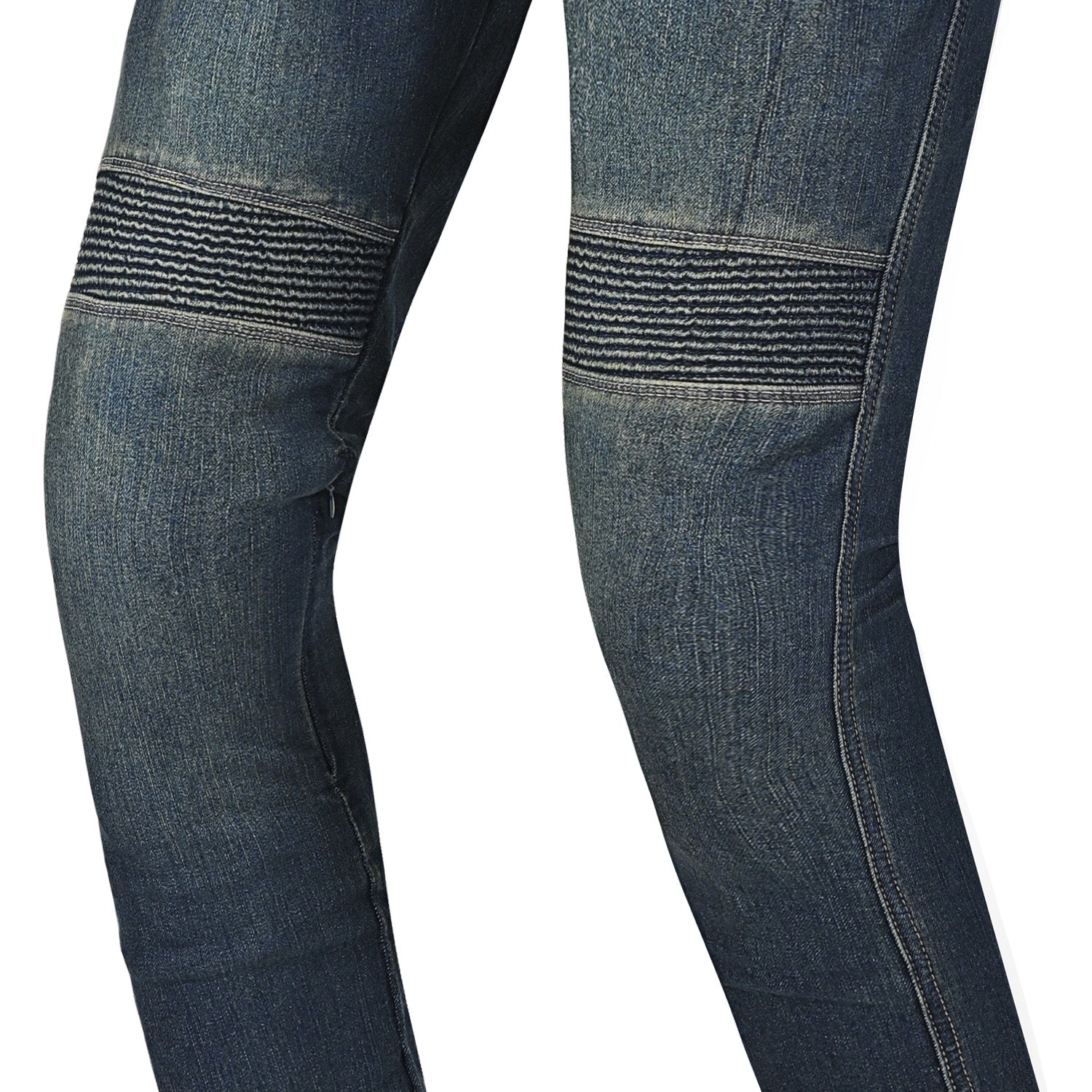 R-TECH VALENCIA Jeans De Moto Senhora Azul Vintage Spray – 6 – Maximomoto PT