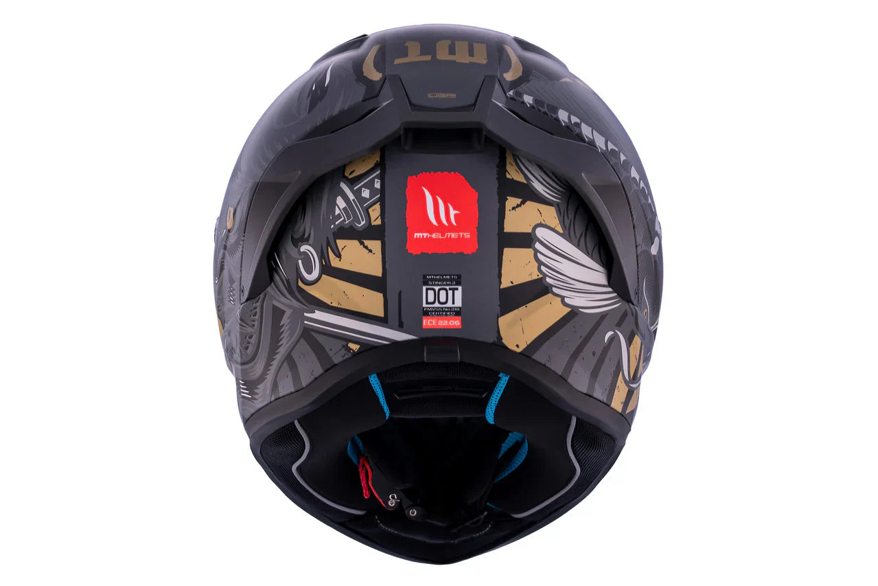 MT STINGER 2 KRT B9 MATE MOTO CAPACETE INTEGRAL