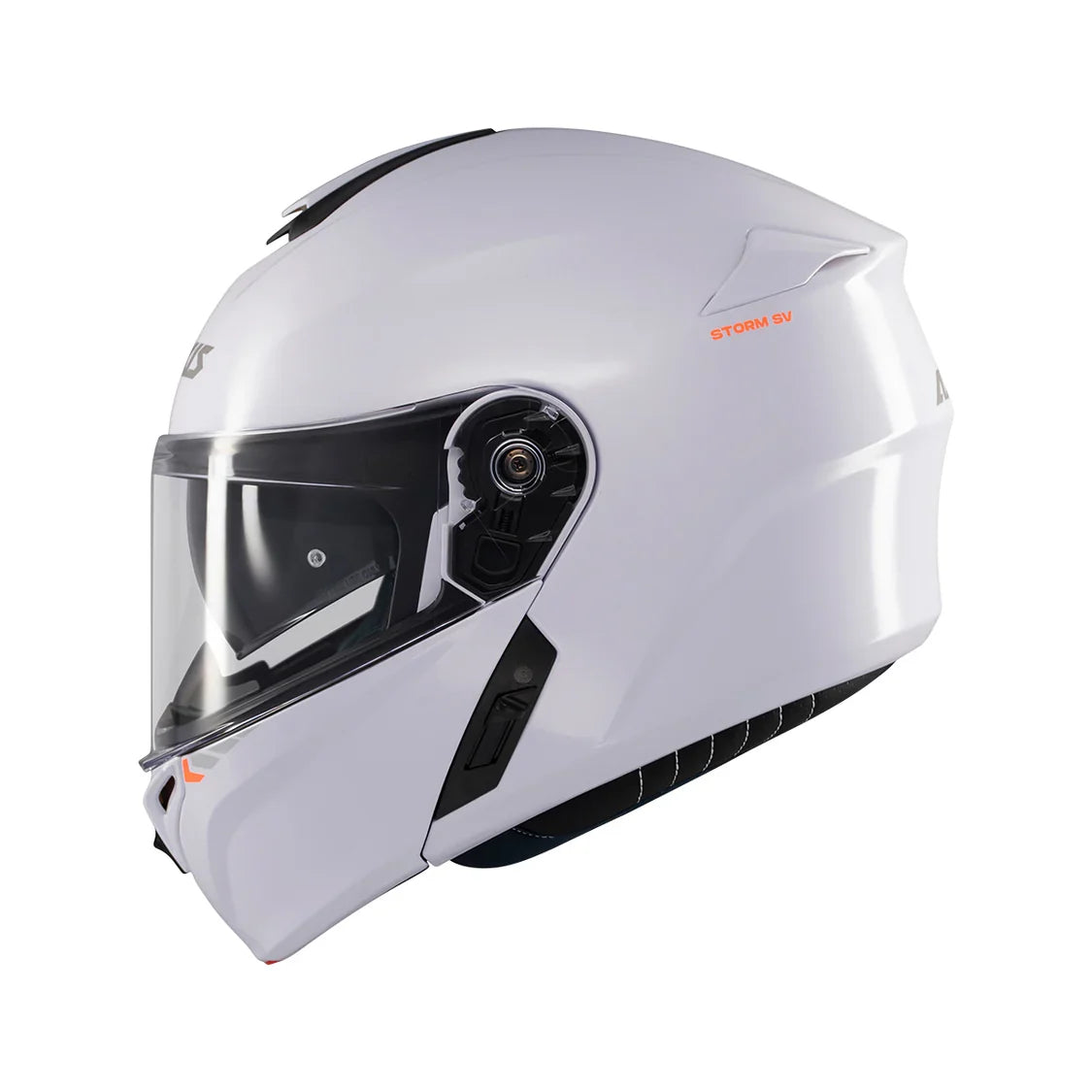AXXIS FF938SV STORM SV S SOLID CAPACETE DE MOTO A0 BRANCO PERLA BRILLO – 1 – Maximomoto PT