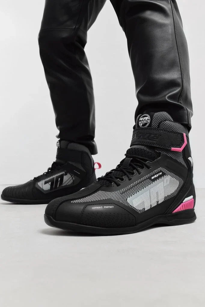 SEVENTY SD-BR2 VELOCE UNISEX SUMMER BOOTS BLACK PINK WHITE – 3 – Maximomoto PT