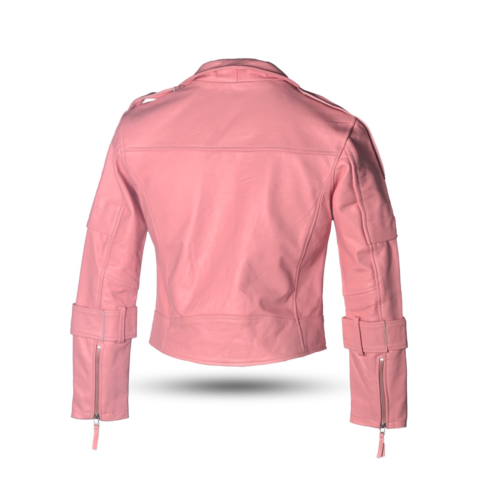 BELA SWISS Moto Homem Couro Moda Casacos Rosa