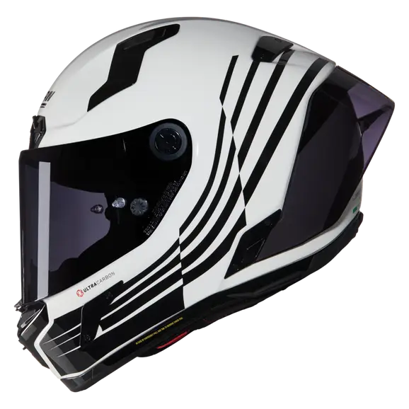 NOLAN X-804 RS ULTRA CARBON ALA 344 CASCO INTEGRAL BLANCO NEGRO – 1 – Maximomoto PT