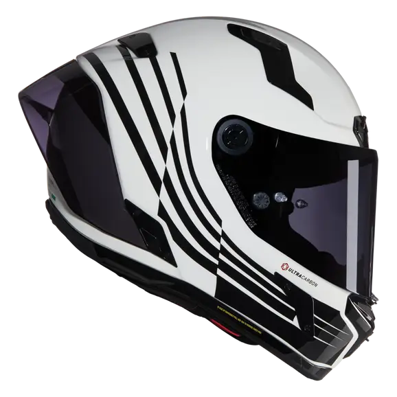 NOLAN X-804 RS ULTRA CARBON ALA 344 CASCO INTEGRAL BLANCO NEGRO – 4 – Maximomoto PT