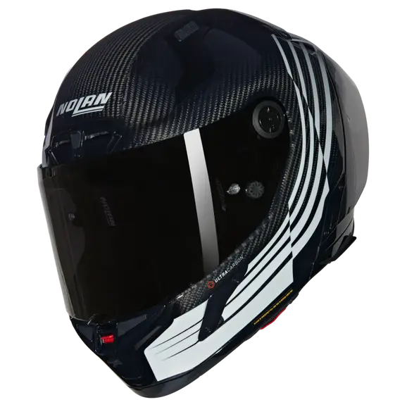 NOLAN X-804 RS ULTRA CARBON ALA 345 Bianco Nero Integral Casco – 2 – Maximomoto PT