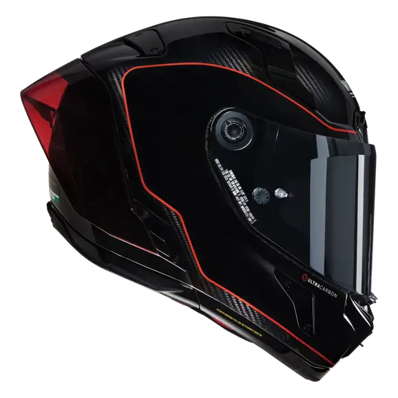 NOLAN X-804 RS ULTRA CARBON SSO DI PICCHE 342 INTEGRAL CASCO NERO ROSSO – 4 – Maximomoto PT