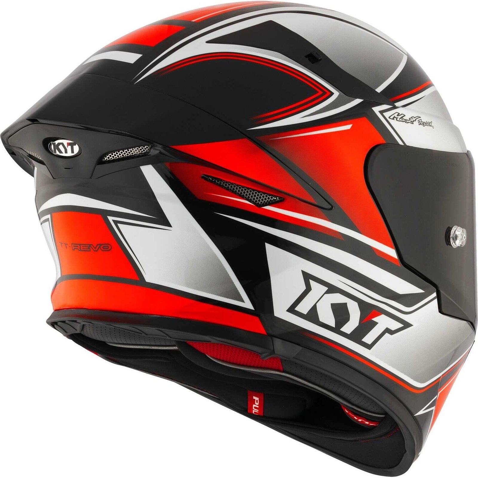 KYT TT-COURSE TOURIST MOTO INTEGRAL CAPACETE VERMELHO FLUO
