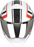 SCORPION EXO-930 EVO ARDENS CASCO MODULAR MATE NEGRO ROJO