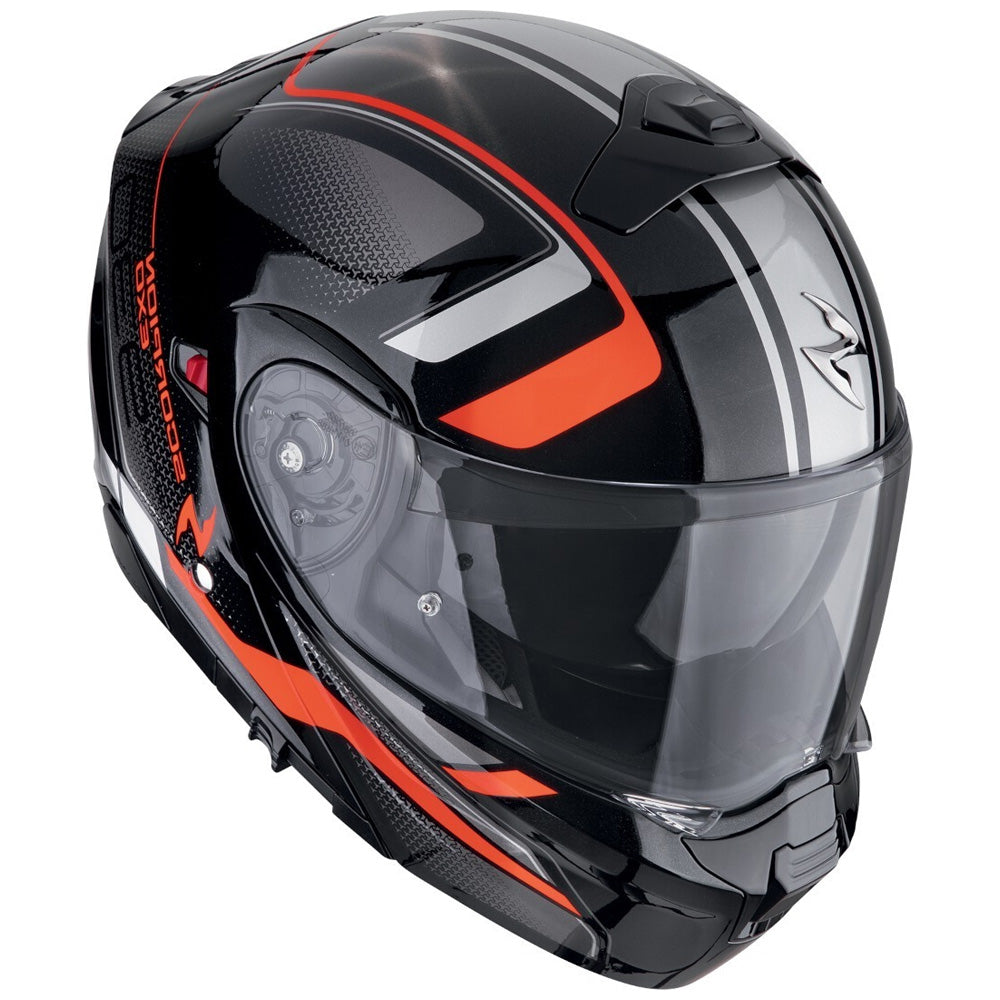 SCORPION EXO-930 EVO ARDENS CASCO MODULAR NEGRO METALIC RED – 2 – Maximomoto PT