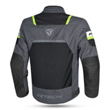 R-TECH SPIRAL MESH Moto Casacos Cinza Preto Amarelo Fluorescente