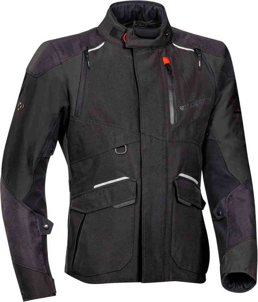 IXON BALDER Hombre Textil Aventura Chaqueta Negra – 1 – Maximomoto PT