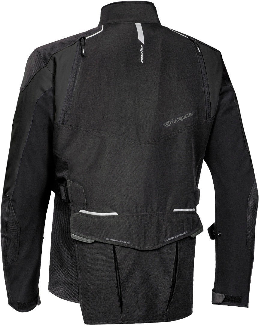 IXON BALDER Hombre Textil Aventura Chaqueta Negra – 2 – Maximomoto PT