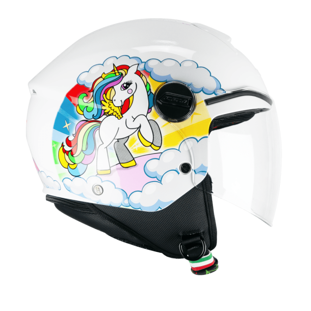 CGM 261D MINI DREAMS JET CASCO Bianco Fuchsia Celeste – 1 – Maximomoto PT