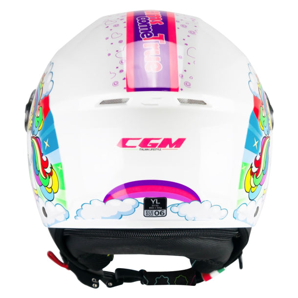 CGM 261D MINI DREAMS JET CASCO Bianco Fuchsia Celeste – 3 – Maximomoto PT