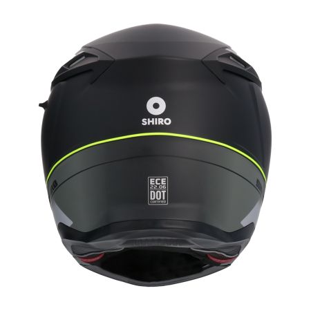SHIRO DISCOVER ROYAL Moto Modular Capacete Preto Matt Verde – 6 – Maximomoto PT