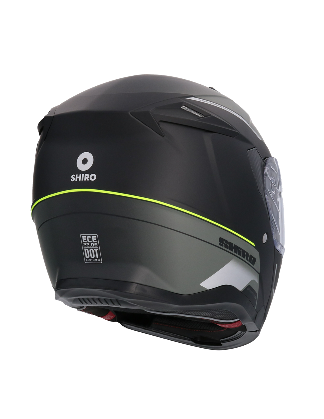 SHIRO DISCOVER ROYAL Moto Modular Capacete Preto Matt Verde – 7 – Maximomoto PT