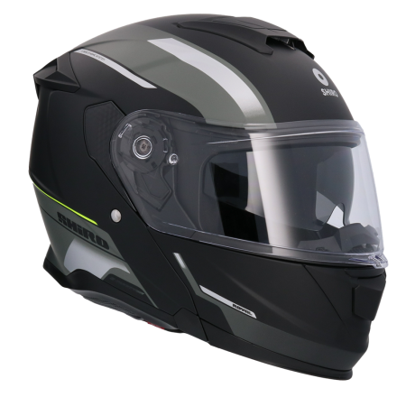 SHIRO DISCOVER ROYAL Moto Modular Capacete Preto Matt Verde – 5 – Maximomoto PT