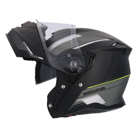 SHIRO DISCOVER ROYAL Moto Modular Capacete Preto Matt Verde – 10 – Maximomoto PT