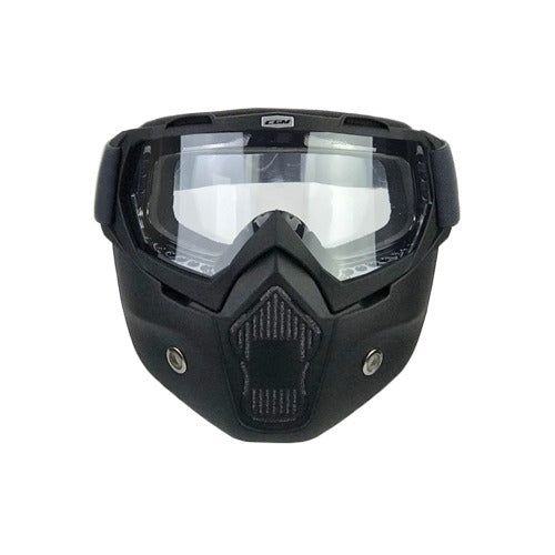 CGM 740M MASK Gafas Matte Black Clear Lens – 1 – Maximomoto PT