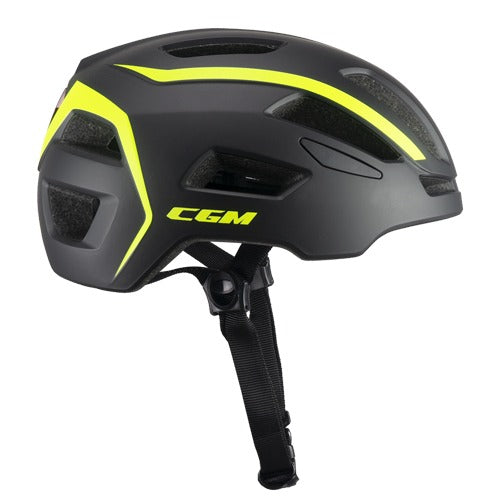 CGM 854G VIALE BICO Graphite Yellow Fluorescent Matte Bicycle Shell – 1 – Maximomoto PT