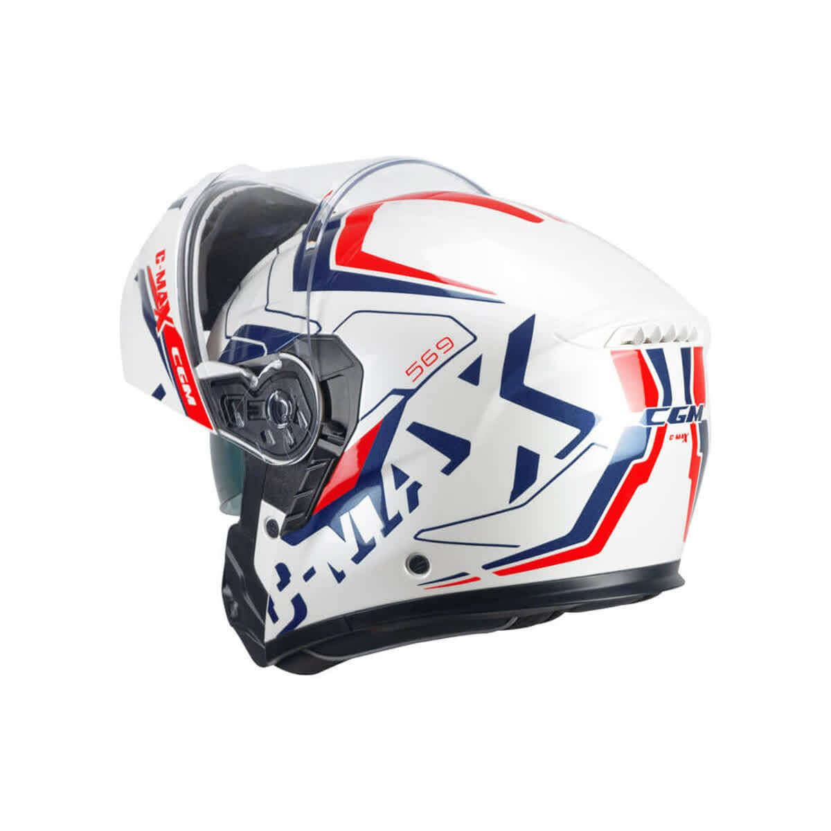 CGM 569G C-MAX City De Moto Casco Modular Azul Blanco Rojo – 4 – Maximomoto PT
