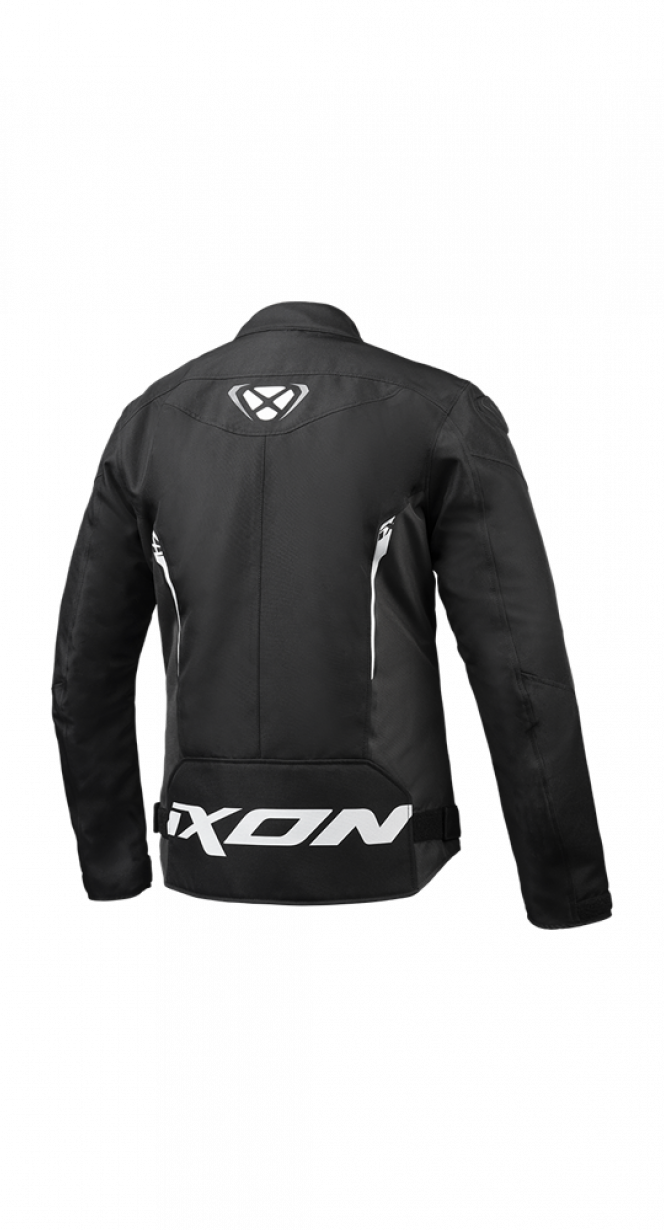 IXON CORDOLO Hombre Textil Moto Chaqueta Negro Antracita Blanco – 2 – Maximomoto PT