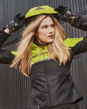 SHIMA DRIFT Moto Textil Senhora Capuz Preto Fluo