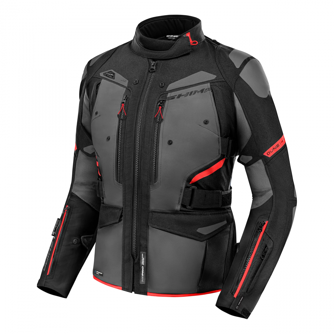 SHIMA DUNE CASACOS SENHORA TEXTIL DE MOTO VERMELHO