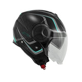 Kappa KV37R EVO con gráficos transparentes Casco integral motocicleta negro mate