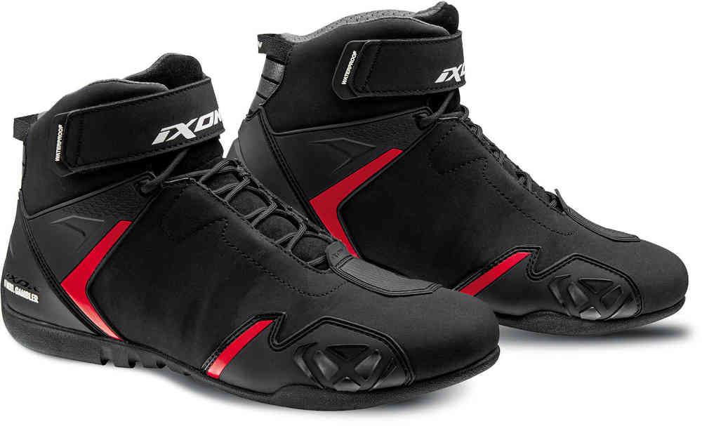 IXON GAMBLER WP MEN'S RUNNING BOOTS BLACK RED – 1 – Maximomoto PT