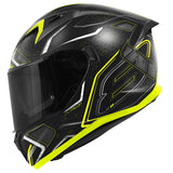 GIVI 50.8 Mystical Moto Integral Casco Negro Amarilla Titani