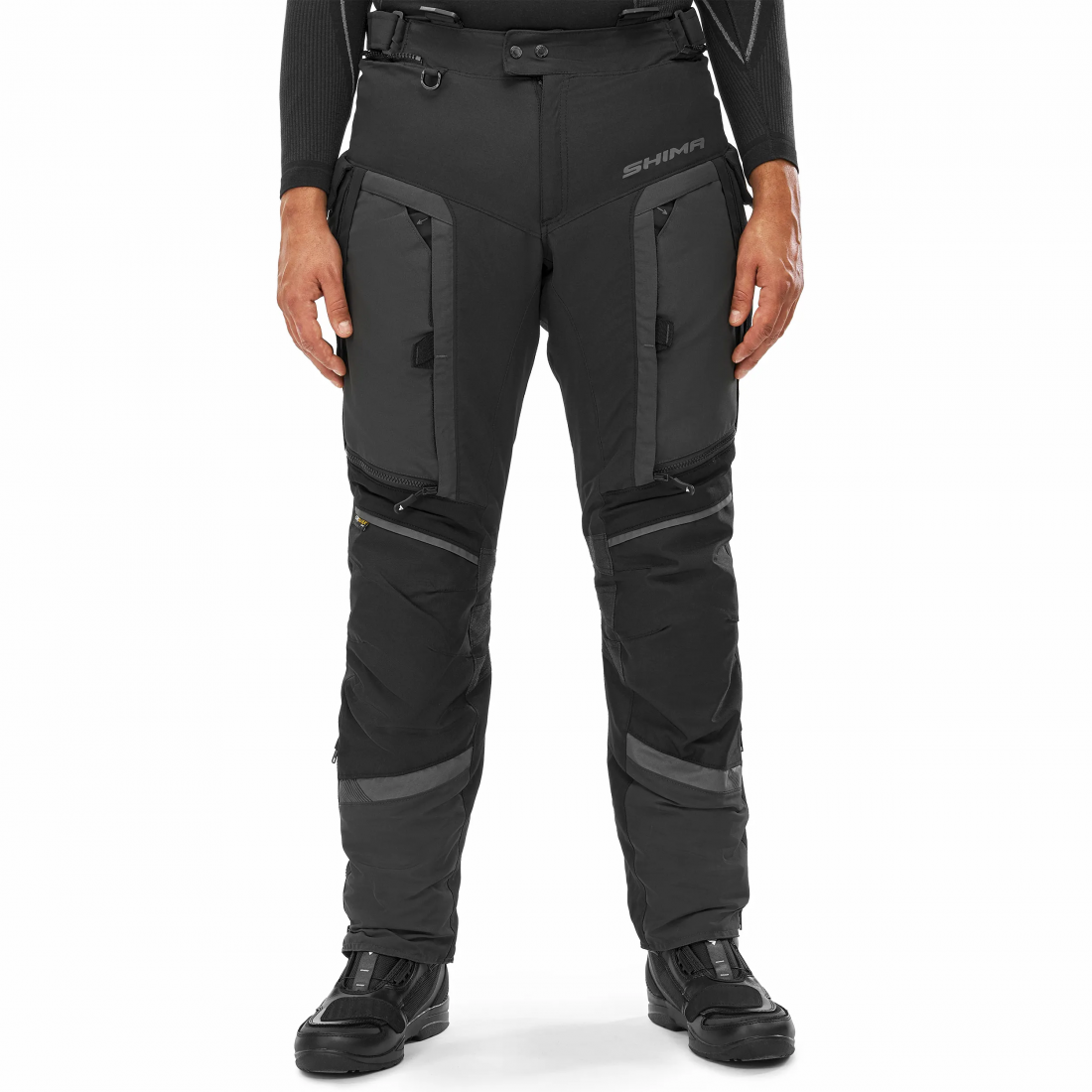 SHIMA HERO 2.0 HOMEM CALCAS DE MOTO TEXTIL PRETO – 4 – Maximomoto PT