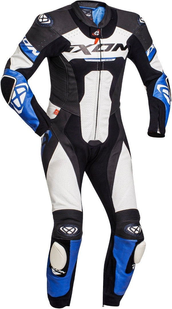 IXON JACKAL 1 PC Moto Homem Couro Fatos Preto Branco Azul – 1 – Maximomoto PT