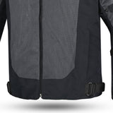 R-TECH SPIRAL MESH Motorcycle Jackets Black Gray Fluorescent Green