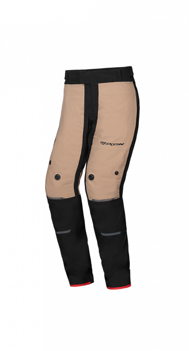 IXON M-SKD PT MOTO TOURING PANTALONES ARENA NEGRO ROJO – 1 – Maximomoto PT