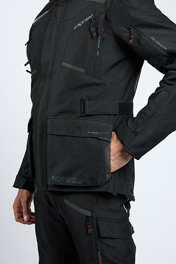 IXON MIDGARD Impermeable Moto De Aventura Chaqueta Textil Preto – 4 – Maximomoto PT