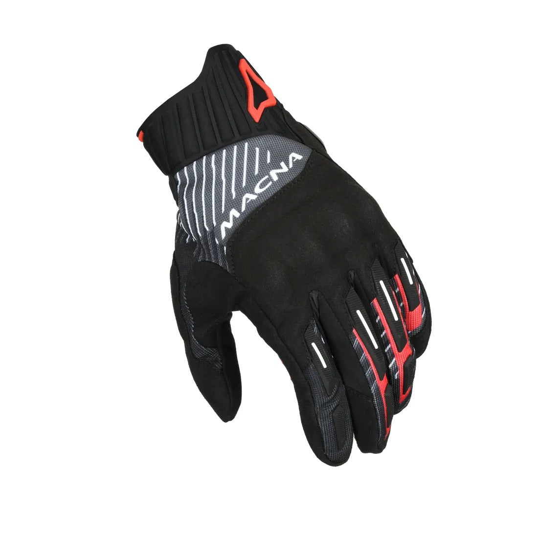 MACNA OCTAR 2.0 MOTOCICLETA AVENTURE LUVAS PRETO VERMELHO BRANCO