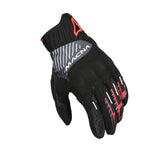MACNA OCTAR 2.0 MOTOCICLETA AVENTURE LUVAS PRETO VERMELHO BRANCO