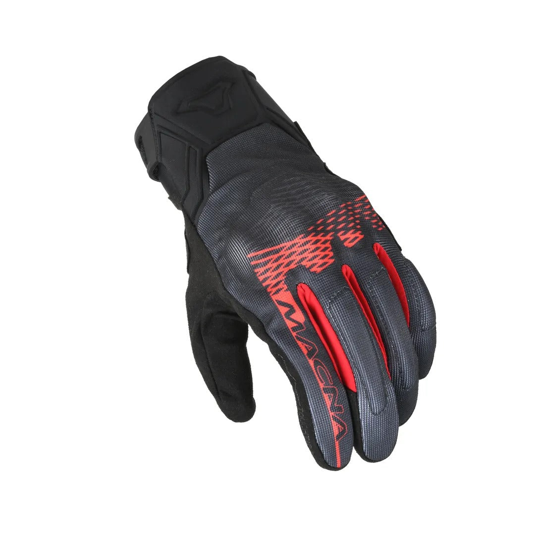 MACNA RECON 2.0 MOTOCICLETA AVENTURA LUVAS PRETAS VERMELHAS