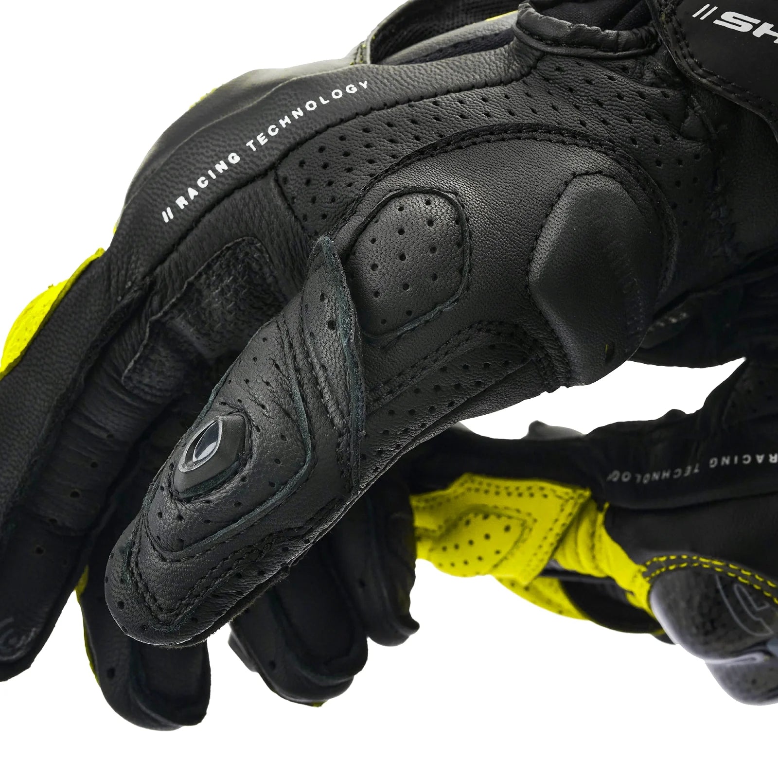SHIMA XRS-3 SHORT HOHOMEMS CORRIDA LUVAS PRETO AMARELO FLUO – 9 – Maximomoto PT