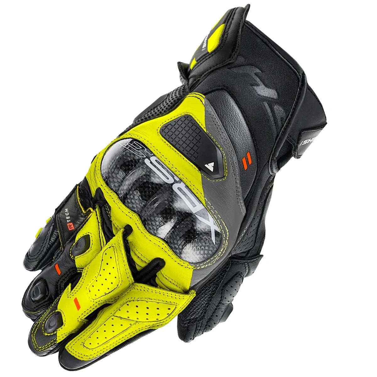 SHIMA XRS-3 SHORT HOHOMEMS CORRIDA LUVAS PRETO AMARELO FLUO – 3 – Maximomoto PT