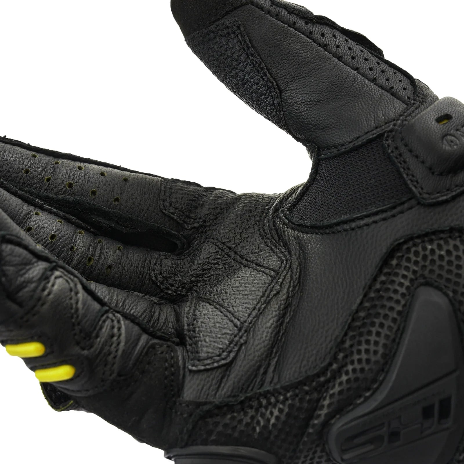 SHIMA XRS-3 SHORT HOHOMEMS CORRIDA LUVAS PRETO AMARELO FLUO – 12 – Maximomoto PT