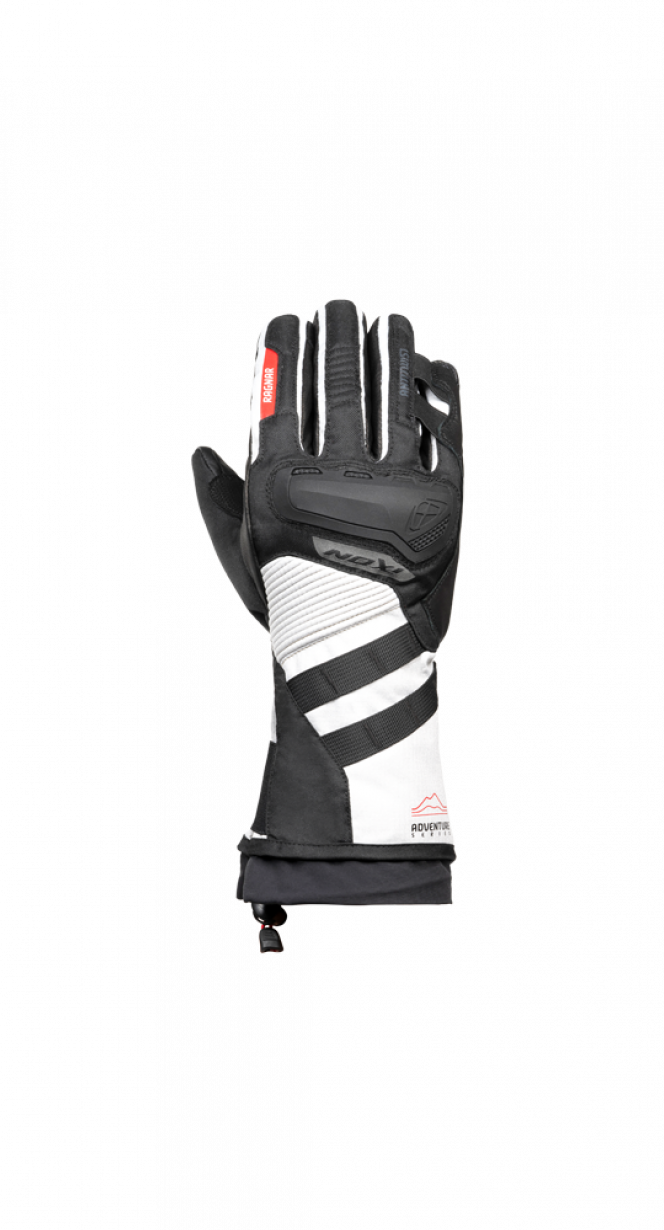 IXON PRO RAGNAR VERY HOT TECHNICAL GLOVES BLACK GREY RED – 1 – Maximomoto PT