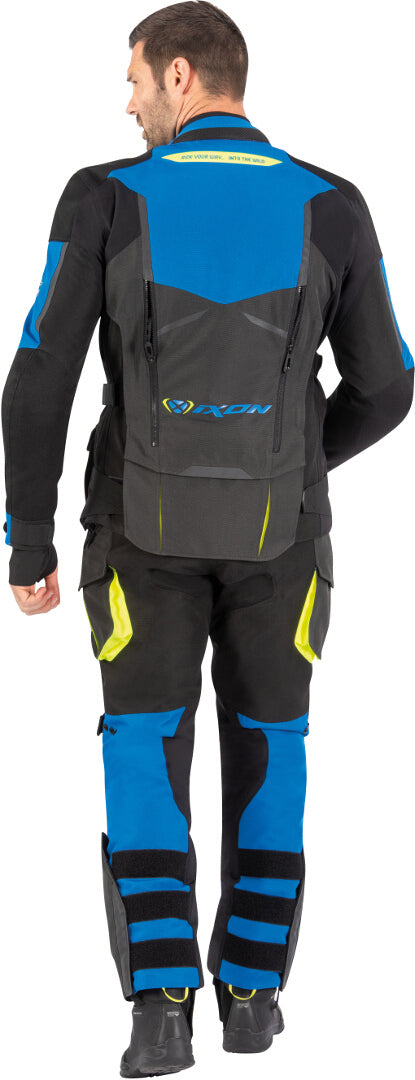 IXON RAGNAR PT PANTALONES TEXTILES MOTO HOMBRE NEGRO ANTRACITA AZUL – 5 – Maximomoto PT