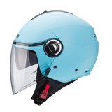 CABERG IVIERA V4X Casco De Moto Jet Azul Claro Mate