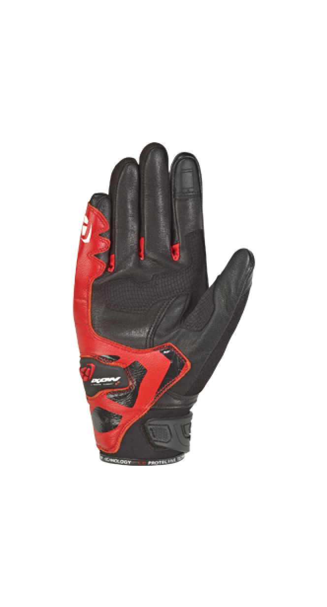 IXON RS RISE AIR ROADSTER MEN'S BLACK RED GLOVES – 2 – Maximomoto PT