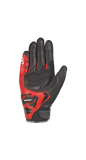 IXON RS RISE AIR ROADSTER HOMEM LUVAS PRETAS VERMELHAS