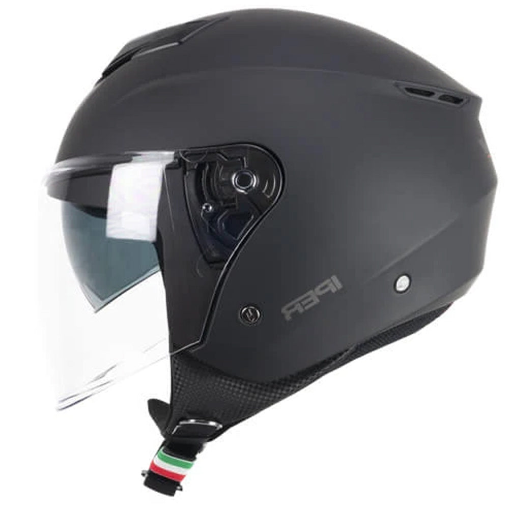 CGM 126A IPER MONO Casco Jet Negro